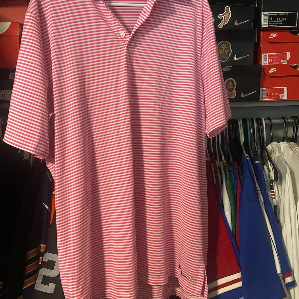 RLX Ralph Lauren Pink Polo Shirt Classic Design